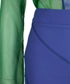 Emporio Armani Green Blue Silk Top Skirt Combo S/L For Women -Emporio Armani sale a66ff40d96e79df2b0a1d9c62f14e3381480590834.1974