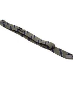 Emporio Armani Olive Green And Navy Blue Diagonal Striped Wool Tie For Men -Emporio Armani sale luxury men emporio armani new accessories p185382 004
