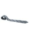 Emporio Armani Grey And Blue Diagonal Striped Wool Tie For Men -Emporio Armani sale luxury men emporio armani new accessories p194016 002