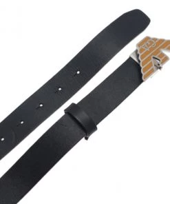 Emporio Armani Black Leather One Size Belt 110CM For Men -Emporio Armani sale luxury men emporio armani new accessories p2540 005