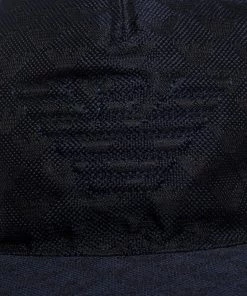 Emporio Armani Blue Logo Patterned Baseball Cap Size L For Men -Emporio Armani sale luxury men emporio armani new accessories p277296 002