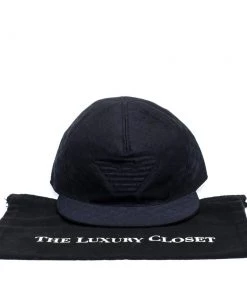 Emporio Armani Blue Logo Patterned Baseball Cap Size L For Men -Emporio Armani sale luxury men emporio armani new accessories p277296 007