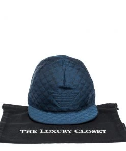 Emporio Armani Blue Logo Pattern Baseball Cap L For Men 17 Emporio Armani Blue Logo Pattern Baseball Cap L For Men -Emporio Armani sale luxury men emporio armani new accessories p306328 006