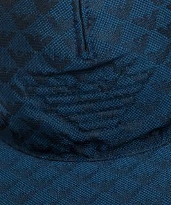 Emporio Armani Blue Logo Pattern Baseball Cap L For Men 14 Emporio Armani Blue Logo Pattern Baseball Cap L For Men -Emporio Armani sale luxury men emporio armani new accessories p306328 010