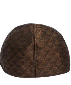 Emporio Armani Brown Monogram Logo Embroidered Baseball Cap S For Men -Emporio Armani sale luxury men emporio armani new accessories p312951 005
