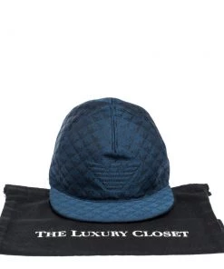 Emporio Armani Blue Logo Detail Baseball Cap L For Men -Emporio Armani sale luxury men emporio armani new accessories p329597 001