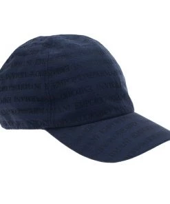Emporio Armani Blue Logo Baseball Cap Size L For Men