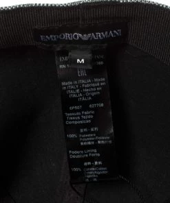 Emporio Armani Platinum Blue Logo Pattern Baseball Cap M For Men -Emporio Armani sale luxury men emporio armani new accessories p356521 010