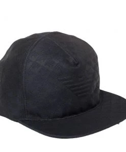 Emporio Armani Navy Blue Logo Detail Baseball Cap L For Men
