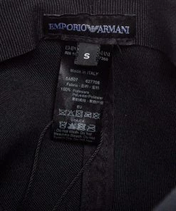 Emporio Armani Brown Monogram Pattern Baseball Cap S For Women -Emporio Armani sale luxury men emporio armani new accessories p391139 002