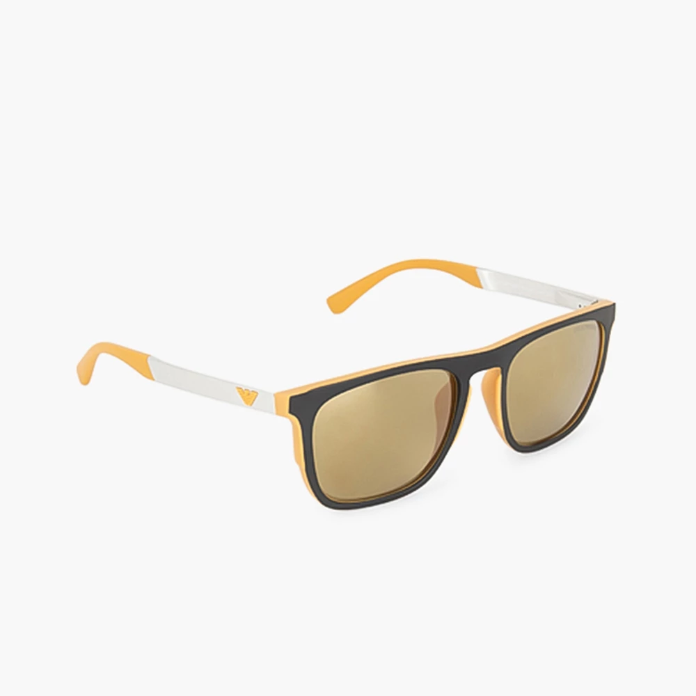 Emporio Armani Yellow Mirrored Sunglasses For Men 4 Emporio Armani Yellow Mirrored Sunglasses For Men - Image 2