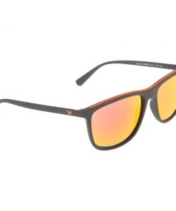 Emporio Armani Grey EA4109 Square Sunglasses For Men