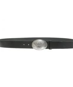 Emporio Armani Black Leather Logo Buckle Belt 115 CM For Men
