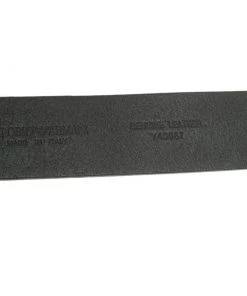Emporio Armani Black Leather Logo Buckle Belt 115 CM For Men -Emporio Armani sale luxury men emporio armani new accessories p89603 005