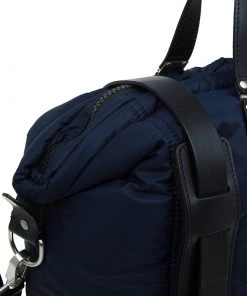 Emporio Armani Navy Blue Nylon Padded Shopper Tote For Men -Emporio Armani sale luxury men emporio armani new bags p47426 007