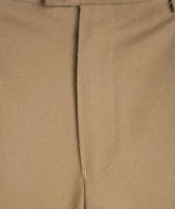 Emporio Armani Beige Felt Pleated Trousers XXL For Men -Emporio Armani sale luxury men emporio armani new clothes p106675 0003