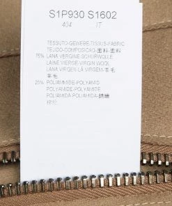 Emporio Armani Beige Felt Pleated Trousers XXL For Men -Emporio Armani sale luxury men emporio armani new clothes p106675 0005