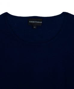 Emporio Armani Blue Multicolor Men's Sweater XXXL For Men -Emporio Armani sale luxury men emporio armani new clothes p11648 006