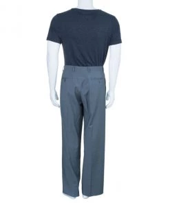 Emporio Armani Grey Formal Men's Trousers M For Men -Emporio Armani sale luxury men emporio armani new clothes p1839 003