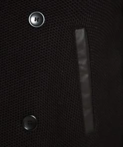 Emporio Armani Black Chunky Knit Leather Paneled Hooded Double Breasted Jacket XL For Men -Emporio Armani sale luxury men emporio armani new clothes p194049 005