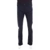 Emporio Armani Emporia Armani Navy Blue Cotton Stretch Regular Fit Trousers M For Men