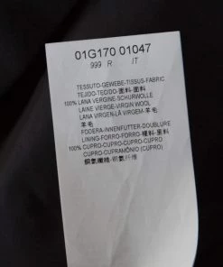 Emporio Armani Black Wool Satin Shawl Lapel Tuxedo Blazer 4XL For Men -Emporio Armani sale luxury men emporio armani new clothes p206280 007