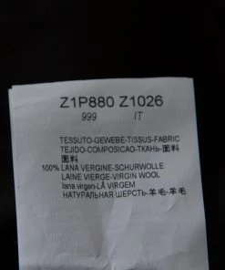 Emporio Armani Black Wool Elasticized Waist Straight Fit Trousers XL For Men 15 Emporio Armani Black Wool Elasticized Waist Straight Fit Trousers XL For Men -Emporio Armani sale luxury men emporio armani new clothes p206328 004