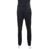 Emporio Armani Black Wool Zip Detail Trousers XXL For Men