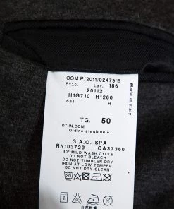 Emporio Armani Grey Johny Line Two Buttoned Blazer L For Men -Emporio Armani sale luxury men emporio armani new clothes p294290 006