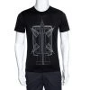 Emporio Armani Black Empire State Building Print Cotton T-Shirt M For Men -Emporio Armani sale luxury men emporio armani new clothes p323231 005