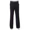 Emporio Armani Black Wool & Denim Waist Trim Trousers XL For Men