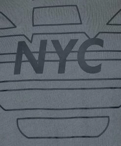 Emporio Armani Grey NYC Print Cotton Crew Neck T-Shirt S For Men -Emporio Armani sale luxury men emporio armani new clothes p491220 001