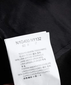 Emporio Armani Dark Blue Pinstriped Wool Single Breasted Suit XXL For Men -Emporio Armani sale luxury men emporio armani new clothes p602054 007