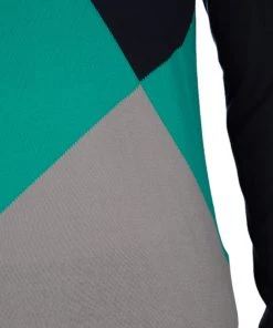 Emporio Armani Color Block V-Neck Sweater M For Men -Emporio Armani sale luxury men emporio armani new clothes p61106 007