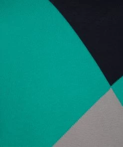 Emporio Armani Color Block V-Neck Sweater M For Men -Emporio Armani sale luxury men emporio armani new clothes p61106 008