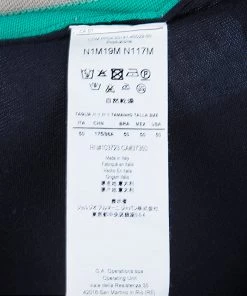 Emporio Armani Color Block V-Neck Sweater M For Men -Emporio Armani sale luxury men emporio armani new clothes p61106 011