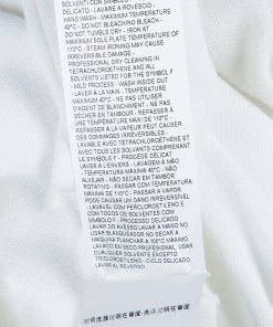 Emporio Armani White Perforated Colorblock Sweater L For Men -Emporio Armani sale luxury men emporio armani new clothes p61155 012