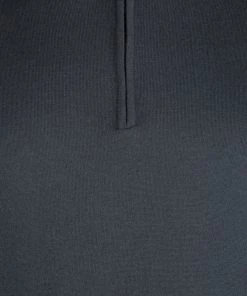 Emporio Armani Grey Zip Detail Polo Sweater L For Men -Emporio Armani sale luxury men emporio armani new clothes p63081 009