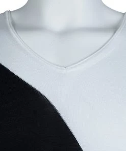Emporio Armani Colorblock V-Neck Sweater XXL For Men -Emporio Armani sale luxury men emporio armani new clothes p65952 004