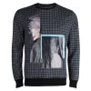 Emporio Armani Grey Checked Printed Sweatshirt L For Men