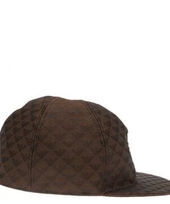 Emporio Armani Brown Monogram Baseball Cap Size L For Men -Emporio Armani sale luxury men emporio armani new travel p106467 003