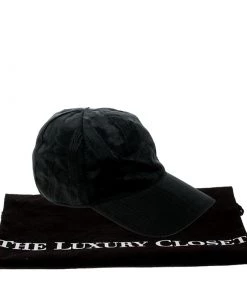 Emporio Armani Black Moire Effect Baseball Cap M For Men -Emporio Armani sale luxury men emporio armani new travel p143724 007