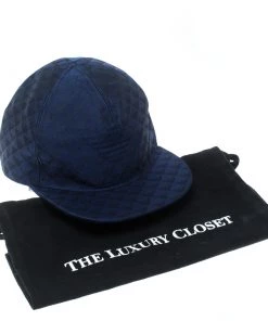 Emporio Armani Electric Blue Monogram Logo Embroidered Baseball Cap M For Men -Emporio Armani sale luxury men emporio armani new travel p175698 001