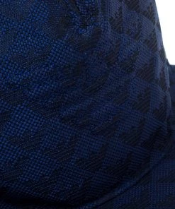 Emporio Armani Electric Blue Monogram Logo Embroidered Baseball Cap M For Men -Emporio Armani sale luxury men emporio armani new travel p175698 002