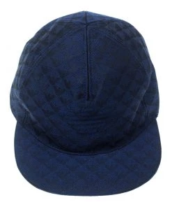 Emporio Armani Electric Blue Monogram Logo Embroidered Baseball Cap M For Men -Emporio Armani sale luxury men emporio armani new travel p175698 004