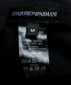 Emporio Armani Electric Blue Monogram Logo Embroidered Baseball Cap M For Men -Emporio Armani sale luxury men emporio armani new travel p175698 007