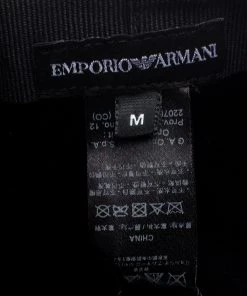 Emporio Armani Blue Pattern Logo Baseball Cap For Men -Emporio Armani sale luxury men emporio armani new travel p240587 003