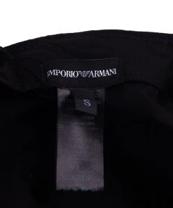 Emporio Armani Black Logo Baseball Cap Size S For Men -Emporio Armani sale luxury men emporio armani new travel p39957 005
