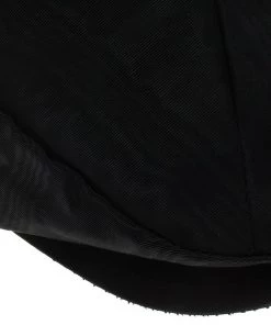 Emporio Armani Black Viscose Moire Flat Cap Size L For Men -Emporio Armani sale luxury men emporio armani new travel p62461 004