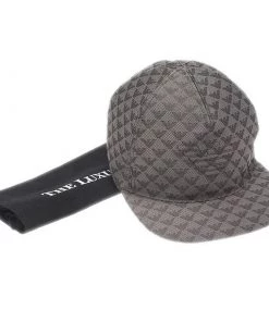 Emporio Armani Grey Monogram Baseball Cap Size M For Men -Emporio Armani sale luxury men emporio armani new travel p66625 006